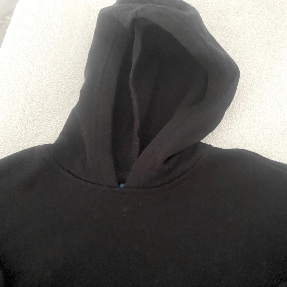 Old Navy Kids Pullover Hoodie and Joggers with Pockets and Drawstring Black S6/7